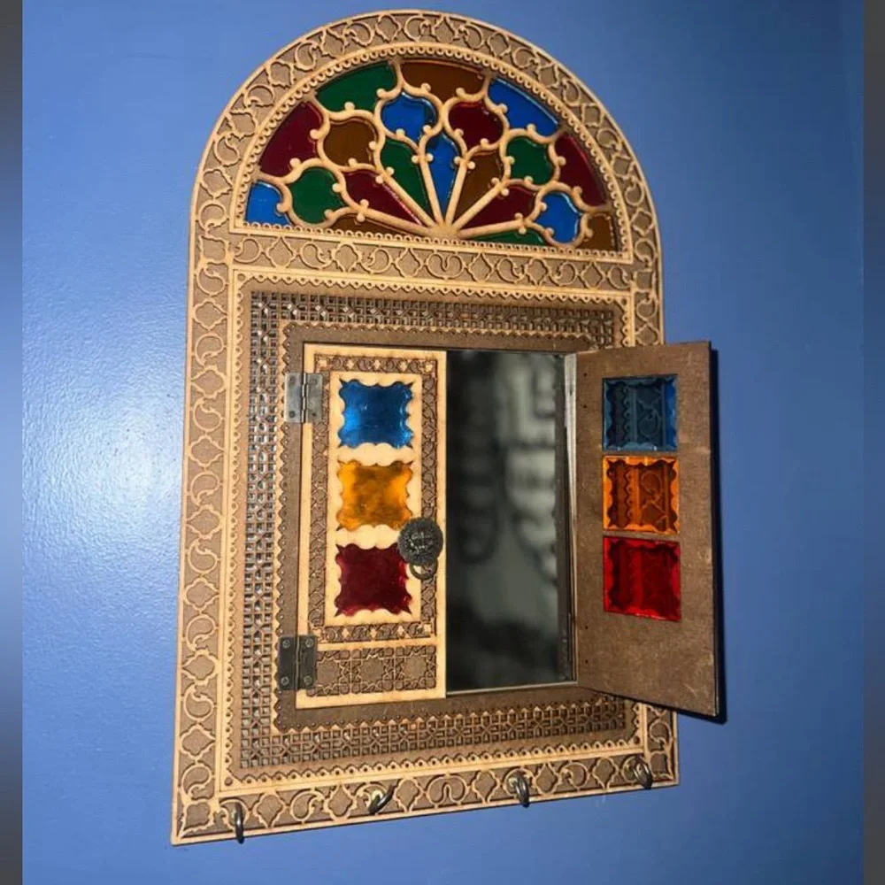 Elegant Multicolor Wall Mirror Decor